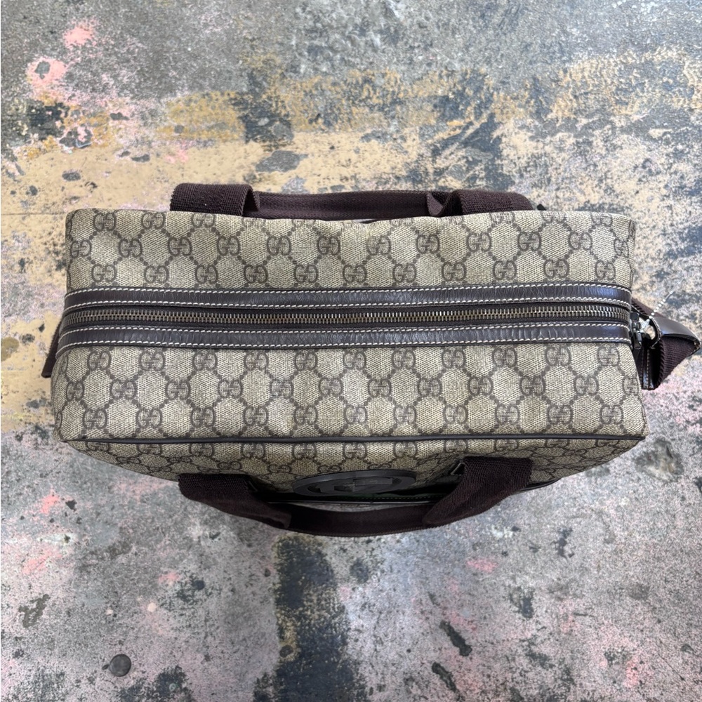 Gucci GG Plus Monogram Interlocking G Briefcase - image 6